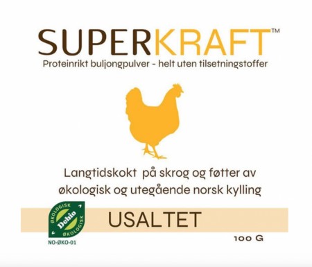 Kylling USALTET fra Superkraft, økologisk