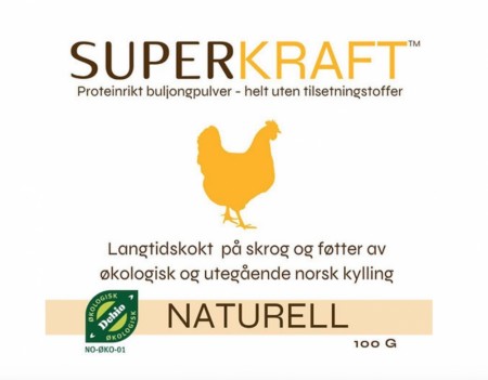 Kylling NATURELL fra superkraft, økologisk