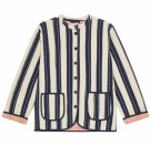 MUMU CHINA JACKET, stripete jakke fra Habiba - blå thumbnail