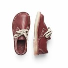 Jylland (granate),  klar røde snøresko fra Duckfeet (str 35-41) thumbnail
