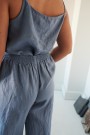 Stella top, singlet i lin FRA LINENFOX, sky blue (str L og XL) thumbnail