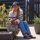 Tøffel/slip-in med naturgummisåle fra Glerups, Denim (str 36-40) thumbnail