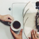 Kaffefilter i økologisk bomull (str 2 til håndbrygging) thumbnail