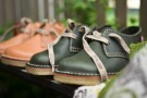 Jylland (bio), lys brune/naturfarget snøresko fra Duckfeet (kun str 40) thumbnail