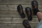 Jylland (black), sorte snøresko fra Duckfeet (str 35-42) thumbnail