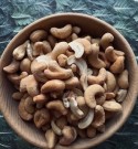 Cashewnøtter, rista og salta, økologisk, 250g, løsvekt (datovare) thumbnail