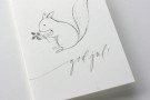 Julekort med ekorn fra Spring Verksted thumbnail