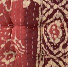 Sittepute av vintage sarier, 40 x 40 cm - No 34 thumbnail
