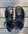 Ringkøbing (Black),  sort skinnsandal fra Duckfeet (str 36-42) thumbnail