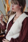 Ullvest 'Flat White Bubble Shorty' fra We are wovens thumbnail