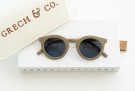 Unisex solbriller til voksne i resirkulert plast fra Grech & Co - Stone thumbnail