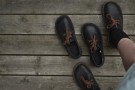Jylland (black), sorte snøresko fra Duckfeet (str 35-42) thumbnail