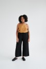 Stella top, singlet i lin FRA LINENFOX, lemon yellow (str S og XL) thumbnail