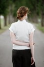 Son de flor, Elisa Shirt, Short Sleeves hvit (str XL) thumbnail