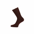 Gentle-top, tynn ullsokk lang ribbestrikk fra Corrymoor, sjokoladebrun (alle str) thumbnail