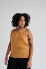 Stella top, singlet i lin FRA LINENFOX, lemon yellow (str S og XL) thumbnail