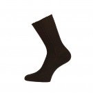 Gentle-top, tynn ullsokk lang ribbestrikk fra Corrymoor, sort (str 41-45) thumbnail
