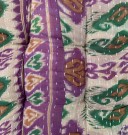 Sittepute av vintage sarier, 40 x 40 cm - No 48 thumbnail