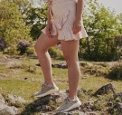 Sneakers fra Kastel shoes, grå trønder ull thumbnail