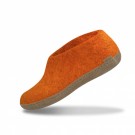 Tøffel/sko med skinnsåle fra Glerups, Orange  (str 36, 43, 44 og 45) - utgående vare  thumbnail