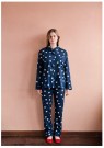 MILLA PYJAMAS SET - NAVY - fra Habiba thumbnail
