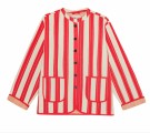 MUMU CHINA JACKET, stripete jakke fra Habiba - rød  thumbnail