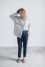 Nova Trousers linbukse fra Linenfox - Graphite Grey (smal linbukse) (str XS-XXL) thumbnail