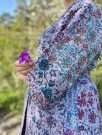 Lavendel - Kantha Kimono bomull fra By Linn Andersen thumbnail