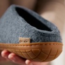 Tøffel/slip-in med naturgummisåle fra Glerups, Denim (str 36-40) thumbnail