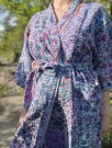 Lavendel - Kantha Kimono bomull fra By Linn Andersen thumbnail