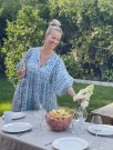 Olivia kjole midi fra By Linn Andersen, Vind (Str S-XXL) thumbnail