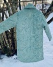 Milo Quilted Silk Coat, kåper i vintage silke fra Sissel Edelbo, lys grønn - solgt thumbnail