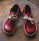 Jylland (granate),  klar røde snøresko fra Duckfeet (str 35-41) thumbnail