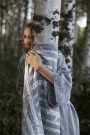 KOIVU- Badehåndkle i 100% lin fra Lapuan Kankurit, grå/natur thumbnail