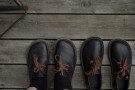 Jylland (black), sorte snøresko fra Duckfeet (str 35-42) thumbnail