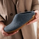 Tøffel/slip-in med naturgummisåle fra Glerups, Denim (str 36-40) thumbnail