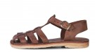 Ringkøbing (Cocoa), mørk brun skinnsandal fra Duckfeet  thumbnail