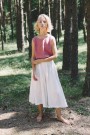 Luna top lintop fra Linenfox - Watermelon/ rosa (Str M, L og XL) thumbnail