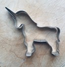 Pepperkakeform enhjørning som står, stor thumbnail