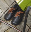 Jylland (black), sorte snøresko fra Duckfeet (str 35-42) thumbnail