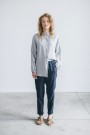 Nova Trousers linbukse fra Linenfox - Graphite Grey (smal linbukse) (str XS-XXL) thumbnail