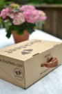 Jylland (bio), lys brune/naturfarget snøresko fra Duckfeet (kun str 40) thumbnail