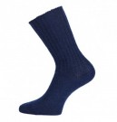 Gentle-top, tynn ullsokk lang ribbestrikk fra Corrymoor, Navy thumbnail