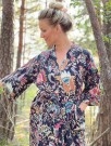 Svart Inka - Kantha Kimono bomull fra By Linn Andersen  thumbnail