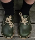 Jylland (green), mørkegrønne snøresko fra Duckfeet (str 35 og 36) thumbnail