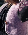 Ullvest 'Lila Shorty', kort med en knapp, We are wovens thumbnail