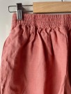 Hike shorts, linshorts fra Linenfox, blush salmon (få igjen - str SX, S/M og L/XL) thumbnail