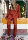 SONIA PYJAMAS SET - RUST - fra Habiba thumbnail