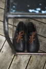 Jylland (black), sorte snøresko fra Duckfeet (str 35-42) thumbnail