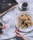 HÅNDLAGET pastaskruer av spelt, økologisk fra VIDARÅSEN LANDSBY, 500g, løsvekt thumbnail
